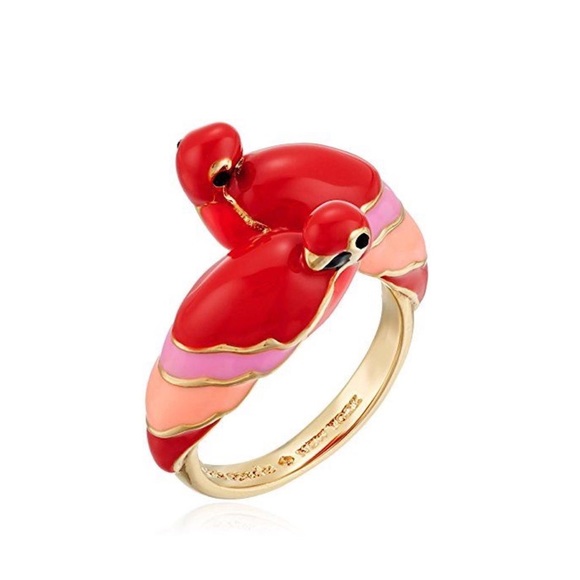 KATE SPADE • Out Of The Office Parrot Ring - Picture 4 of 8